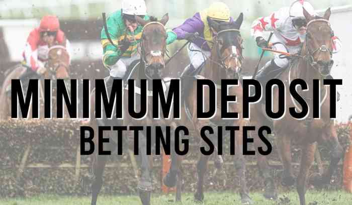 Deposit minimum betting sites low gambling guide 2021